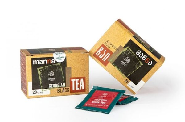 Zestaw herbat gruzińskich MANNA 80 Mix – 4 smaki, 80 saszetek