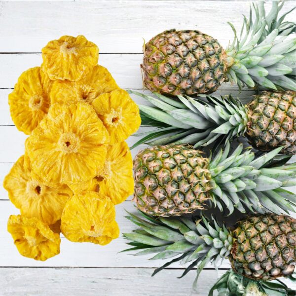 Dried Pineapple Rings with a Hint of Passion Fruit 500 g