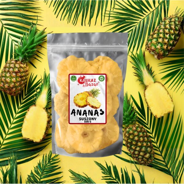 Dried Pineapple Rings with a Hint of Passion Fruit 500 g