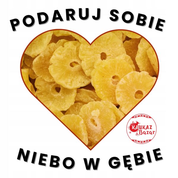 Dried Pineapple Rings with a Hint of Passion Fruit 500 g