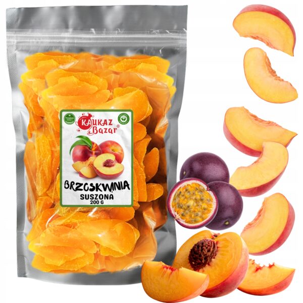 Brzoskwinie Suszone z Nutą Marakui 200 g