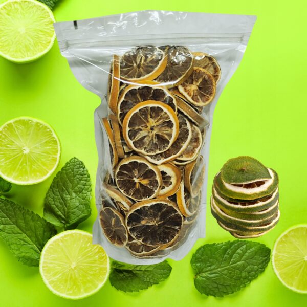 Limonka Suszona plastry bez cukru 500 g