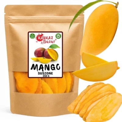 Mango Suszone Miękkie Bez Siarki 1000 g