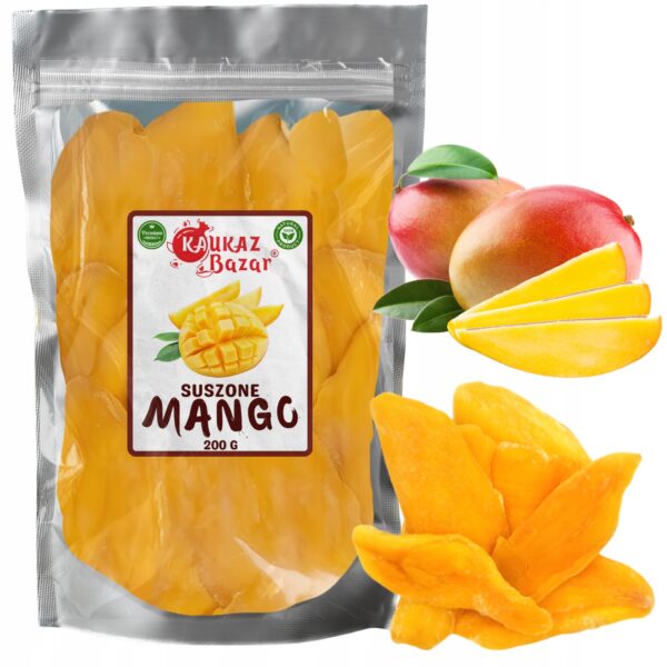 Mango suszone z Wietnamu bez dodatku cukru 250 g
