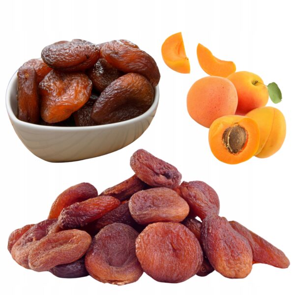 Morele Suszone Ciemne Niesiarkowane 500 g