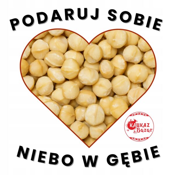 Orzechy Makadamia w łupinie z kluczykiem 1000 g