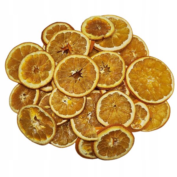 Pomarańcza Suszona Plastry bez siarki 1000 g
