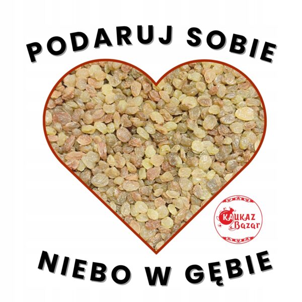 Rodzynki Brązowe Niesiarkowane bez cukru 1000 g Rodzynki Brązowe Niesiarkowane bez cukru 1000 g
