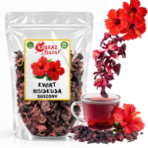 Opakowanie suszonych kwiatów hibiskusa karkade z Nigerii – Kaukaz Bazar
